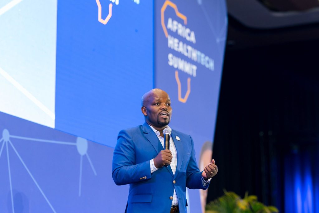 A speaker at the Africa HealthTech Summit