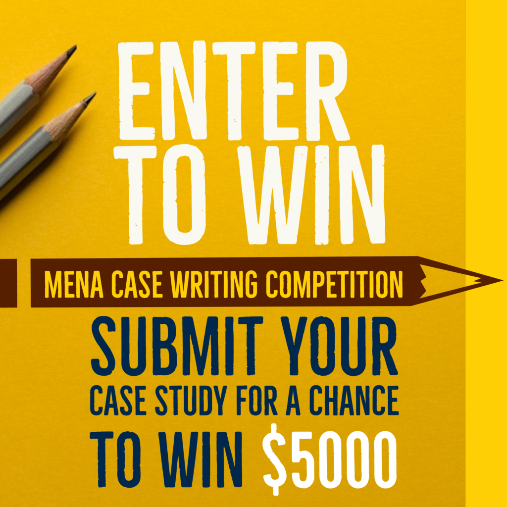 Doing Business in MENA Region Focus of Case Competition William