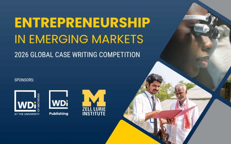entrepreneurship in emerging markets 2026 global case writing competition graphic