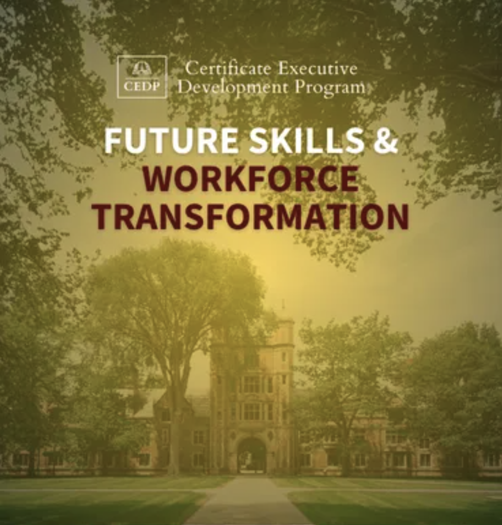 Graphic to promote "Future Skills & Workforce Transformation" program