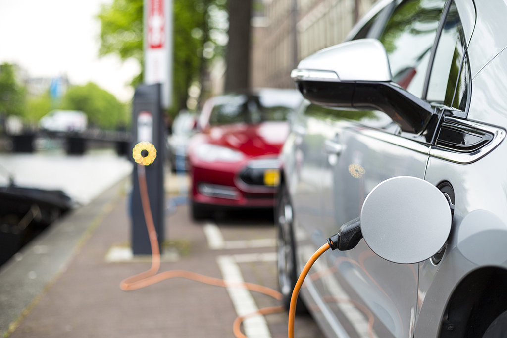 charging an electric car