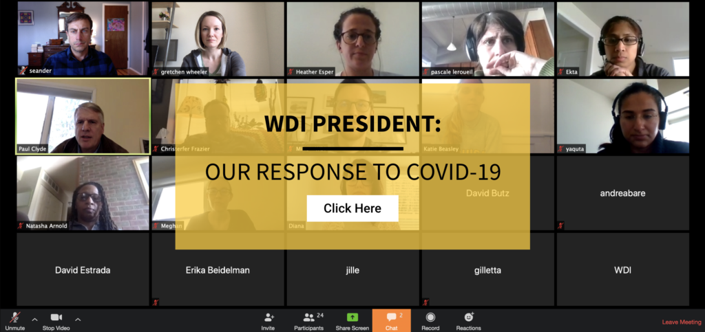 WDI Virtual Staff meeting
