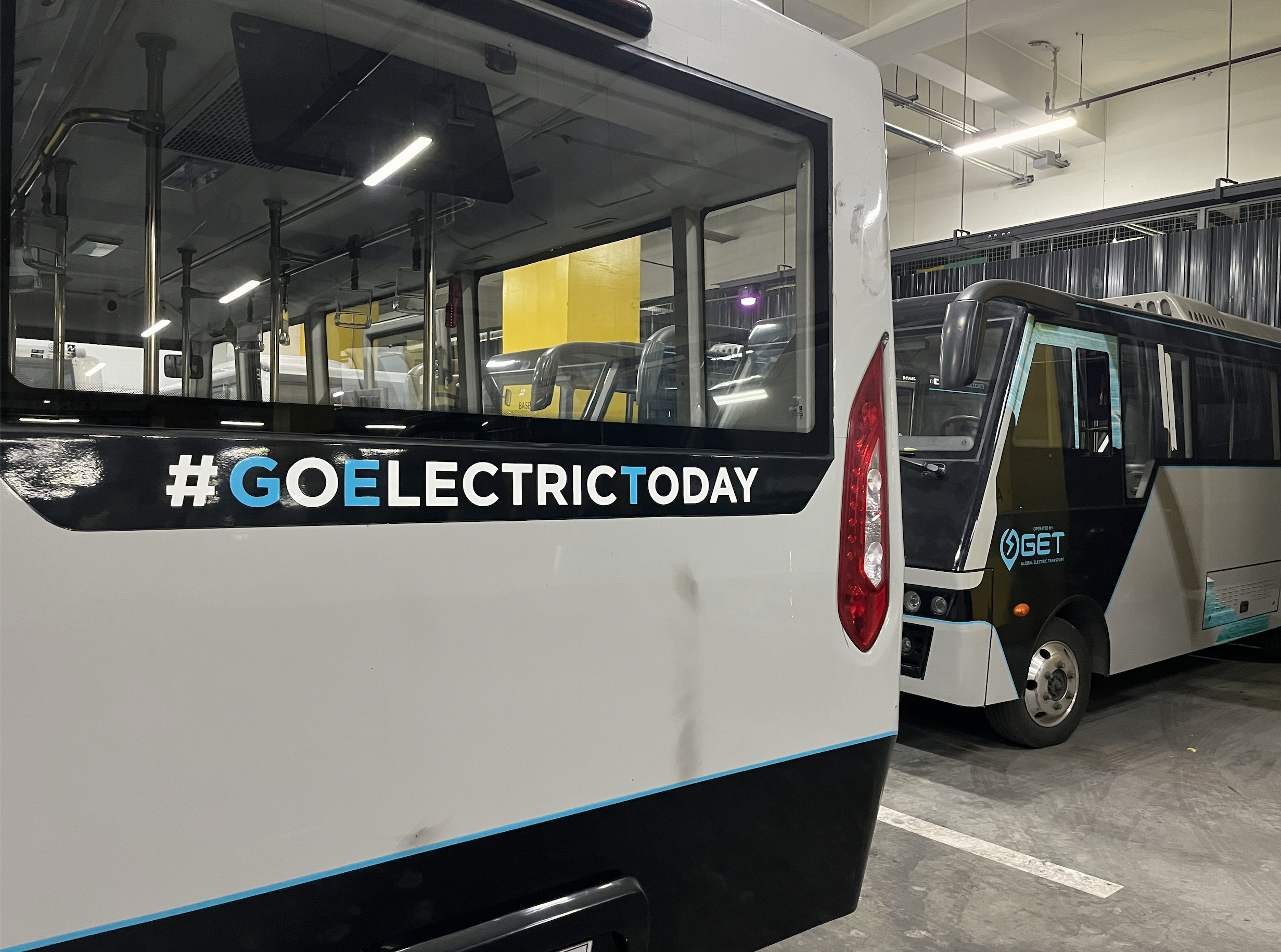 Electric bus in Manilla